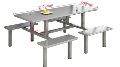 米兰（中国）生产学校食堂不锈钢餐桌优点
